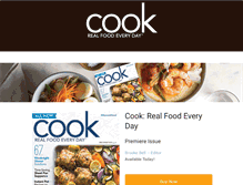 Tablet Screenshot of cookrealfood.com